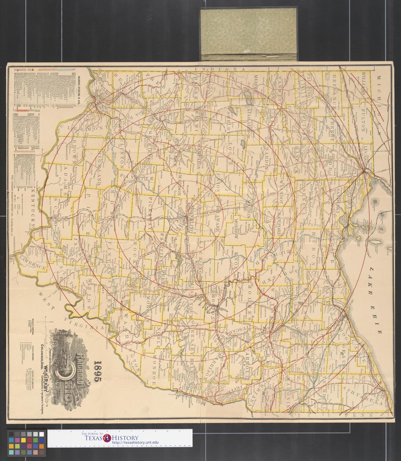 1895 railroad map of Ohio.
                                                
                                                    [Sequence #]: 1 of 2
                                                