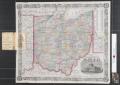 Map: Colton's railroad & township map of the state of Ohio.