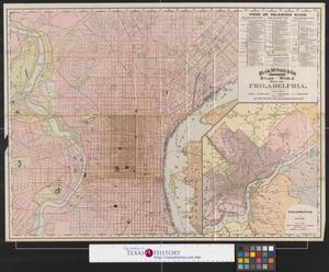 Rand, McNally & Co.'s indexed atlas of the world map of Philadelphia
