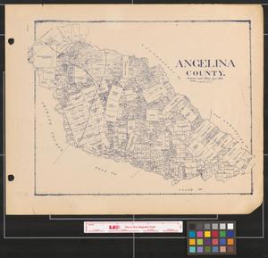 Primary view of object titled 'Angelina County.'.
