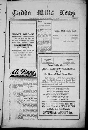 Caddo Mills News. (Caddo Mills, Tex.), Vol. 4, No. 36, Ed. 1 Friday, July 31, 1914