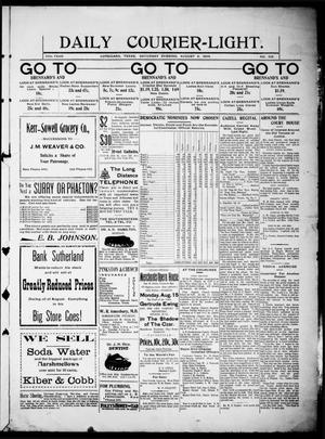 Daily Courier-Light (Corsicana, Tex.), Vol. 24, No. 108, Ed. 1 Saturday, August 6, 1904