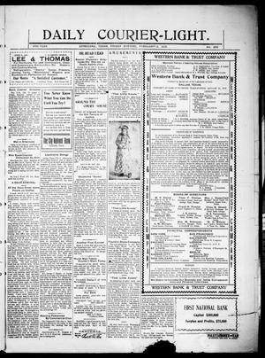 Primary view of Daily Courier-Light (Corsicana, Tex.), Vol. 24, No. 263, Ed. 1 Friday, February 3, 1905