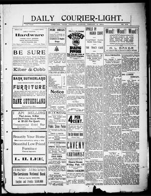 Daily Courier-Light (Corsicana, Tex.), Vol. 24, No. 276, Ed. 1 Thursday, February 16, 1905