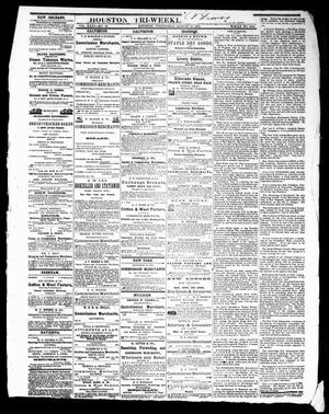 Primary view of object titled 'Houston Tri-Weekly Telegraph (Houston, Tex.), Vol. 31, No. 59, Ed. 1 Wednesday, August 2, 1865'.