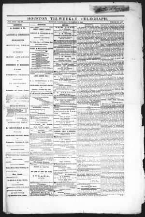 Houston Tri-Weekly Telegraph (Houston, Tex.), Vol. 31, No. 106, Ed. 1 Wednesday, November 8, 1865