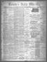 Newspaper: Houston Daily Mercury (Houston, Tex.), Vol. 5, No. 307, Ed. 1 Tuesday…