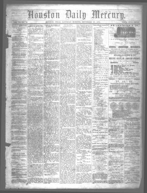 Primary view of object titled 'Houston Daily Mercury (Houston, Tex.), Vol. 6, No. 19, Ed. 1 Saturday, September 27, 1873'.