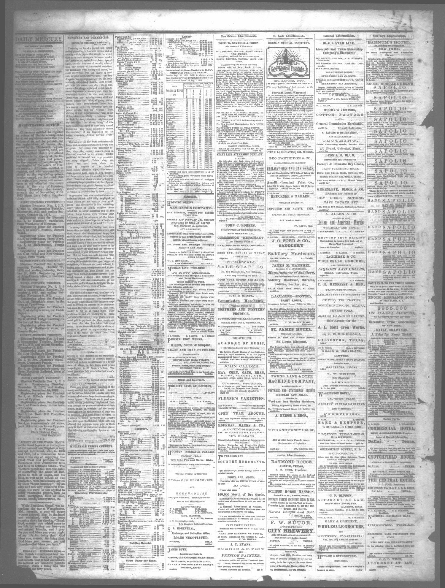 Houston Daily Mercury (Houston, Tex.), Vol. 6, No. 35, Ed. 1 Friday, October 17, 1873
                                                
                                                    [Sequence #]: 4 of 4
                                                