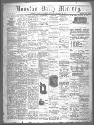 Houston Daily Mercury (Houston, Tex.), Vol. 6, No. 45, Ed. 1 Wednesday, October 29, 1873