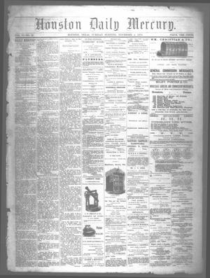 Houston Daily Mercury (Houston, Tex.), Vol. 6, No. 50, Ed. 1 Tuesday, November 4, 1873