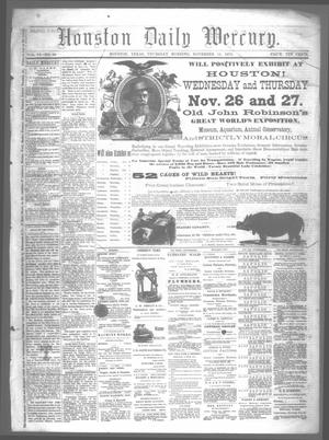 Houston Daily Mercury (Houston, Tex.), Vol. 6, No. 58, Ed. 1 Thursday, November 13, 1873