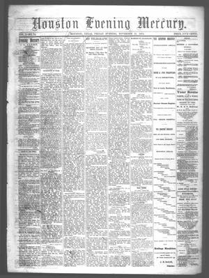 Primary view of object titled 'Houston Daily Mercury (Houston, Tex.), Vol. 6, No. 72, Ed. 2 Friday, November 21, 1873'.