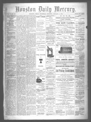 Primary view of object titled 'Houston Daily Mercury (Houston, Tex.), Vol. 6, No. 102, Ed. 1 Wednesday, January 7, 1874'.