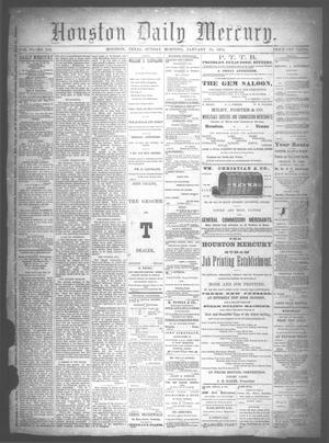 Houston Daily Mercury (Houston, Tex.), Vol. 6, No. 112, Ed. 1 Sunday, January 18, 1874