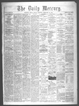 The Daily Mercury (Houston, Tex.), Vol. 6, No. 140, Ed. 1 Friday, February 20, 1874