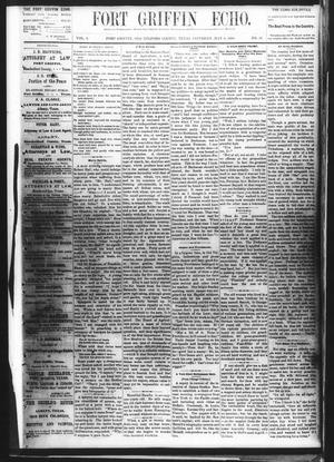 Fort Griffin Echo (Fort Griffin, Tex.), Vol. 2, No. 18, Ed. 1 Saturday, May 8, 1880