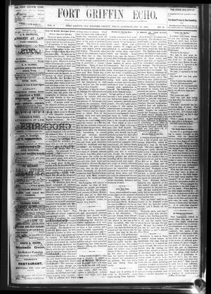 Fort Griffin Echo (Fort Griffin, Tex.), Vol. 2, No. 50, Ed. 1 Saturday, December 18, 1880
