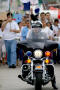 Primary view of [Close-up view of police officer on motorcycle]