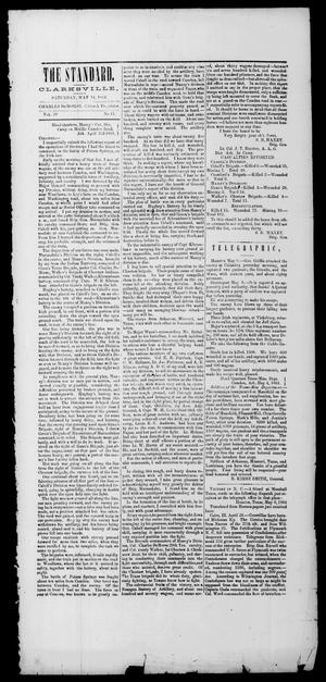 The Standard. (Clarksville, Tex.), Vol. 20, No. 41, Ed. 1 Saturday, May 14, 1864