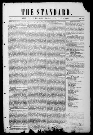 Primary view of object titled 'The Standard. (Clarksville, Tex.), Vol. 23, No. 41, Ed. 1 Saturday, July 8, 1865'.