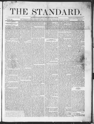 Primary view of object titled 'The Standard (Clarksville, Tex.), Vol. 31, No. 24, Ed. 1 Saturday, July 12, 1873'.