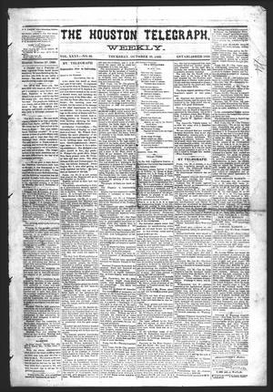 The Houston Telegraph (Houston, Tex.), Vol. 35, No. 26, Ed. 1 Thursday, October 28, 1869