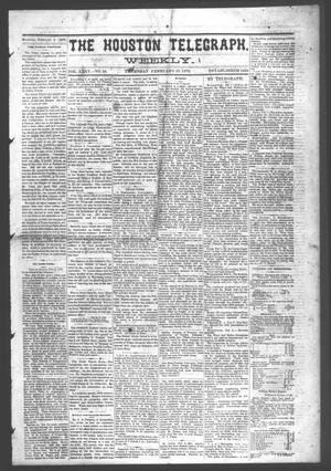 The Houston Telegraph (Houston, Tex.), Vol. 35, No. 40, Ed. 1 Thursday, February 10, 1870
