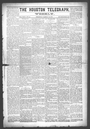 The Houston Telegraph (Houston, Tex.), Vol. 35, No. 52, Ed. 1 Thursday, March 24, 1870