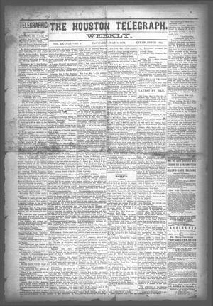Primary view of object titled 'The Houston Telegraph (Houston, Tex.), Vol. 38, No. 3, Ed. 1 Thursday, May 9, 1872'.
