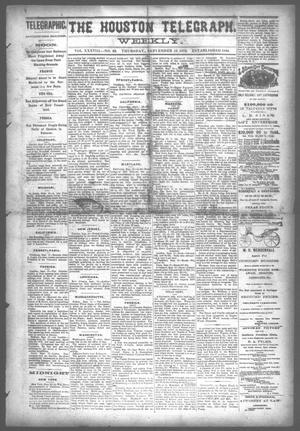 The Houston Telegraph (Houston, Tex.), Vol. 38, No. 22, Ed. 1 Thursday, September 19, 1872