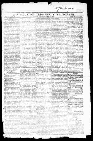 The Houston Tri-Weekly Telegraph (Houston, Tex.), Vol. 30, No. 186, Ed. 1 Friday, December 23, 1864