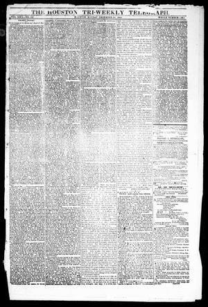 The Houston Tri-Weekly Telegraph (Houston, Tex.), Vol. 30, No. 187, Ed. 1 Monday, December 26, 1864
