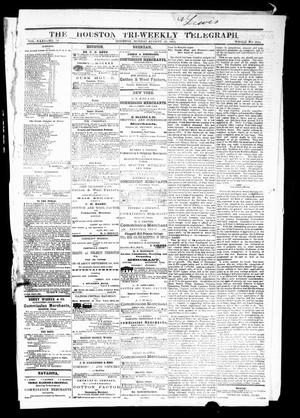 Primary view of The Houston Tri-Weekly Telegraph (Houston, Tex.), Vol. 31, No. 70, Ed. 1 Monday, August 28, 1865