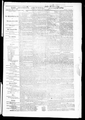Primary view of object titled 'The Houston Tri-Weekly Telegraph (Houston, Tex.), Vol. 31, No. 89, Ed. 1 Thursday, September 28, 1865'.