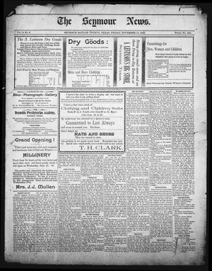The Seymour News (Seymour, Tex.), Vol. 11, No. 2, Ed. 1 Friday, November 17, 1899