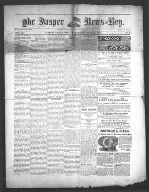 Primary view of object titled 'The Jasper News-Boy (Jasper, Tex.), Vol. 17, No. 9, Ed. 1 Friday, July 29, 1881'.