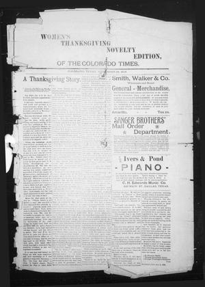 The Colorado Times (Colorado, Tex.), Ed. 1 Thursday, November 26, 1896