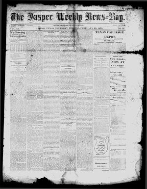 The Jasper Weekly News-Boy (Jasper, Tex.), Vol. 12, No. 33, Ed. 1 Thursday, February 10, 1876