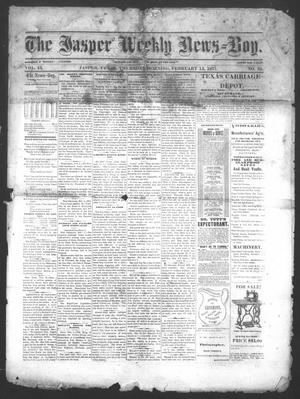 The Jasper Weekly News-Boy (Jasper, Tex.), Vol. 13, No. 32, Ed. 1 Thursday, February 15, 1877