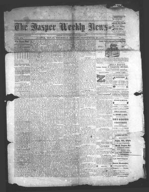 The Jasper Weekly News-Boy (Jasper, Tex.), Vol. 14, No. 11, Ed. 1 Thursday, September 20, 1877