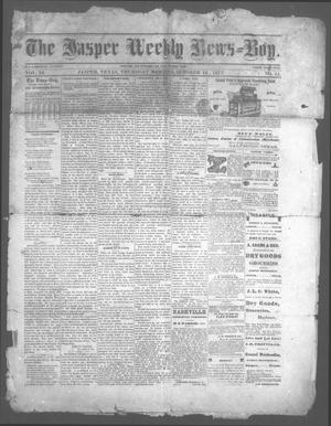 The Jasper Weekly News-Boy (Jasper, Tex.), Vol. 14, No. 15, Ed. 1 Thursday, October 18, 1877