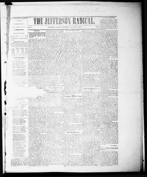 The Jefferson Radical. (Jefferson, Tex.), Vol. 1, No. 25, Ed. 1 Saturday, January 29, 1870