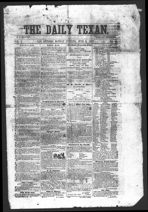The Daily Texan (San Antonio, Tex.), Vol. 1, No. 41, Ed. 1 Monday, June 6, 1859
