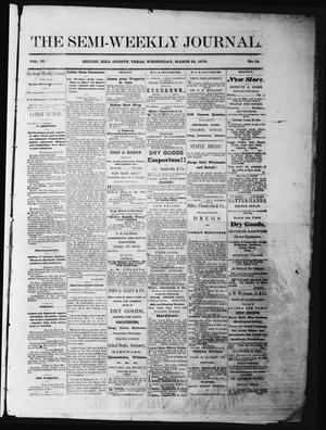 The Semi-Weekly Journal (Belton, Tex.), Vol. 4, No. 14, Ed. 1 Wednesday, March 30, 1870