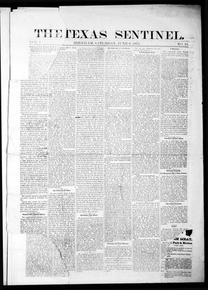 Primary view of object titled 'The Texas Sentinel. (Brenham, Tex.), No. 10, Ed. 1 Saturday, June 8, 1878'.
