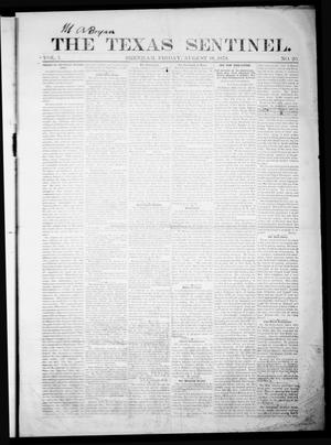 Primary view of object titled 'The Texas Sentinel. (Brenham, Tex.), Vol. 1, No. 20, Ed. 1 Friday, August 16, 1878'.