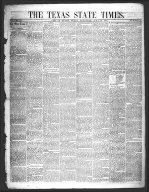 Primary view of object titled 'The Texas State Times (Austin, Tex.), Vol. 3, No. 31, Ed. 1 Saturday, July 12, 1856'.
