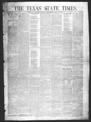 Primary view of object titled 'The Texas State Times (Austin, Tex.), Vol. 4, No. 18, Ed. 1 Saturday, May 9, 1857'.