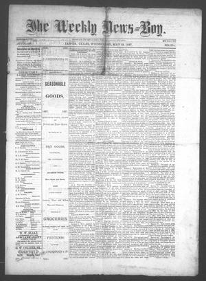 Primary view of object titled 'The Weekly News=Boy, Vol. 22, No. 5, Ed. 1 Wednesday, May 18, 1887'.
